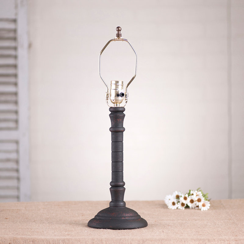 Klein Solid Wood Lamp Base Lamp, Hartford Black