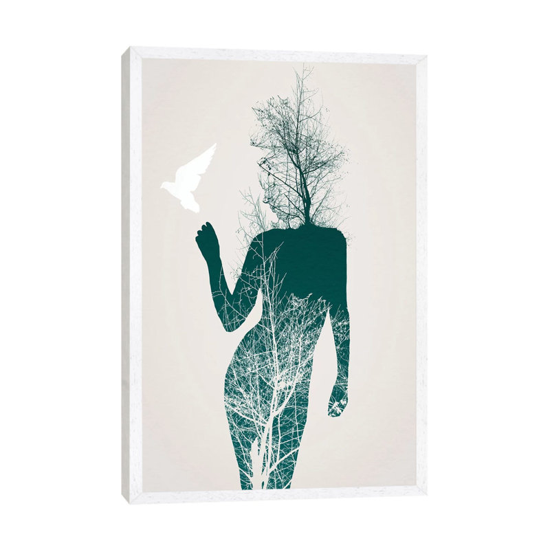 Bliss Of Solitude by Daniel Taylor - Print on Canvas, 152.5 cm H x 101.5 cm W, White Floater Framed