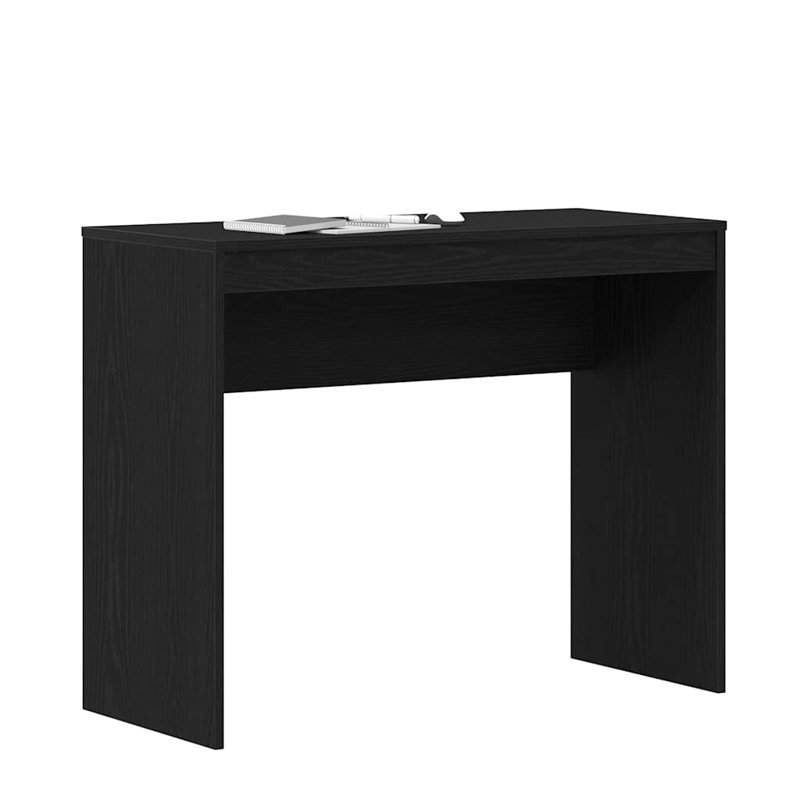 Frogerth Computer Desk, Black Oak