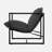 Reagle Modern Metal Framed Sling Accent Chair-81655794