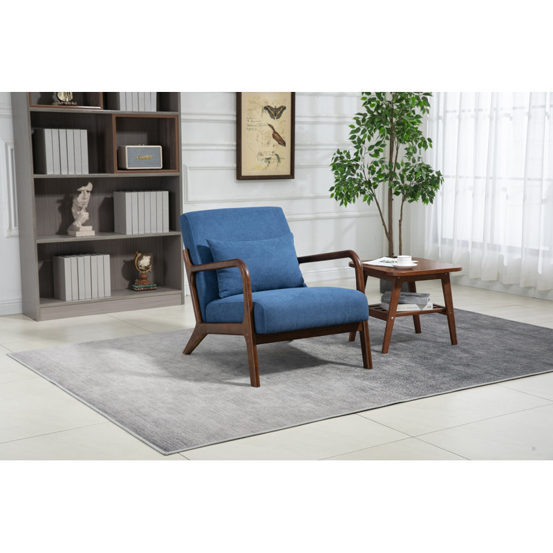 Fauteuil de lecture de 25,6 pouces rembourré