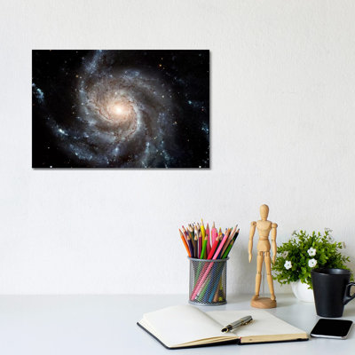 Spiral Galaxy 1 Piece Wrapped Canvas Wall Art