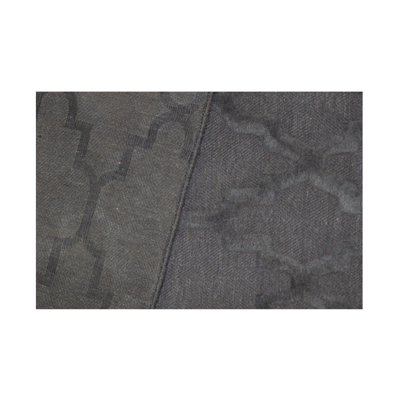 Geometric Area Rug in Gray