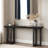 Geometric Design Console Table, Behind Couch Table-658975410