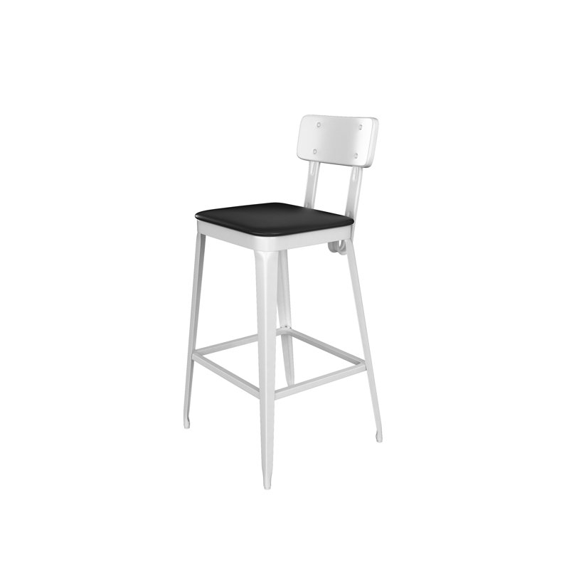 Tabouret de bar 28 po, Blanc