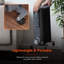 Warmlite WL43003YDT 7 Fin Oil Filled Radiator with Adjustable Thermostat and Overheat Protection, 1500W, Dark Titanium