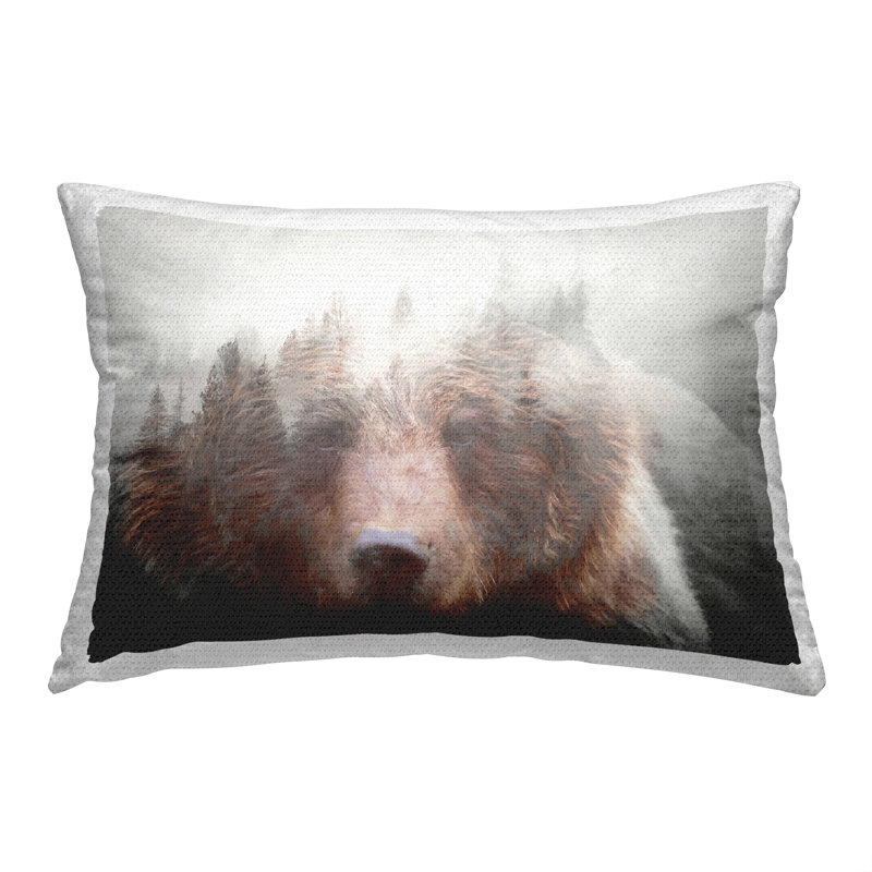 Coussin extérieur Abstract Bear & Nature