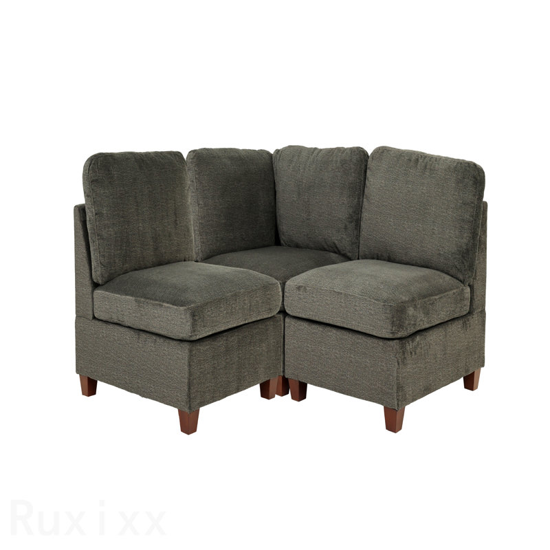 Ensemble modulaire - 3 pièces en gris, Gris chenille