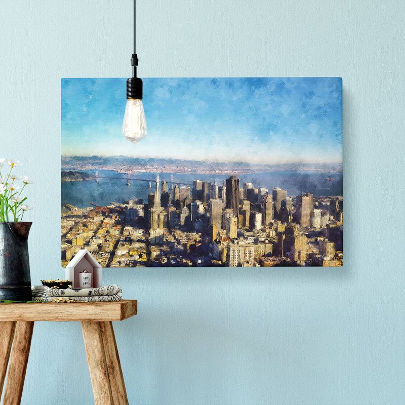 View of San Francisco - Wrapped Canvas, 60cm H x 91cm W x 3cm D