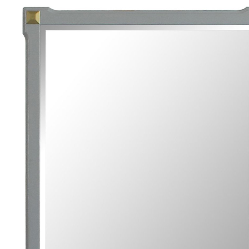 Houston Wall Mirror with Wooden Frame