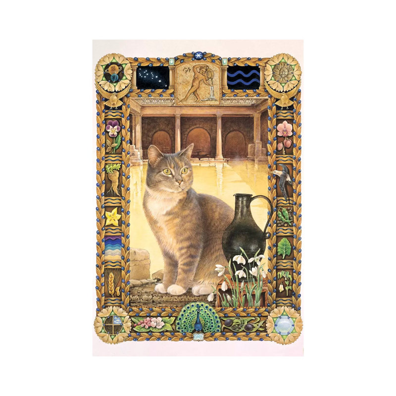 Aquarius - Sappho by Ivory Cats - Wrapped Canvas Print, 66.04 cm H x 45.72 cm W x 3.175 cm D