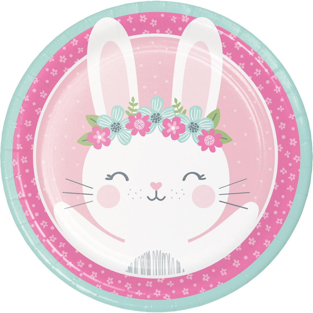 Mckee Disposable Paper Birthday Dessert Plate (Set of 24) The Holiday Aisle®