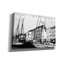 «Copenhagen Affiche Black and White» par Linda Woods, estampe numérique sur toile-954605747