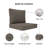 28.5 x 28.5 x 5 inch Brandtley Sunbrella Outdoor Chair Cushion, Royzell Seat Back Replacement Cushion for Outdoor Furniture Argyri Arm Chair, Sofa, Loveseat-296082898
