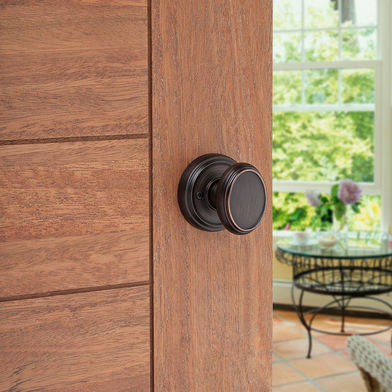 Carnaby Single Dummy Door Knob with Circle Rosette