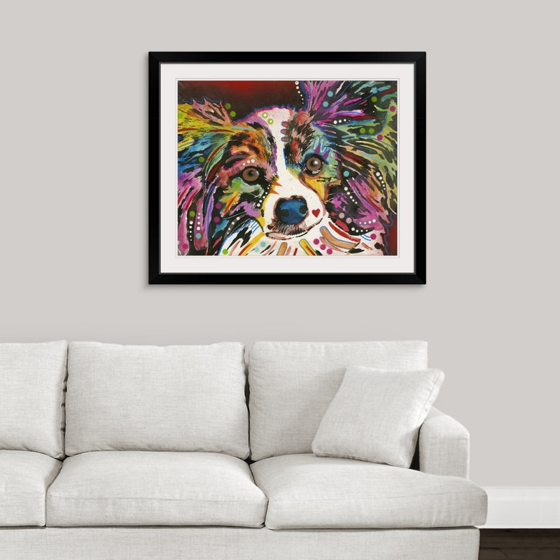 " Whazzat " by Dean Russo, Black Framed, 24" H x 28" W x 1" D