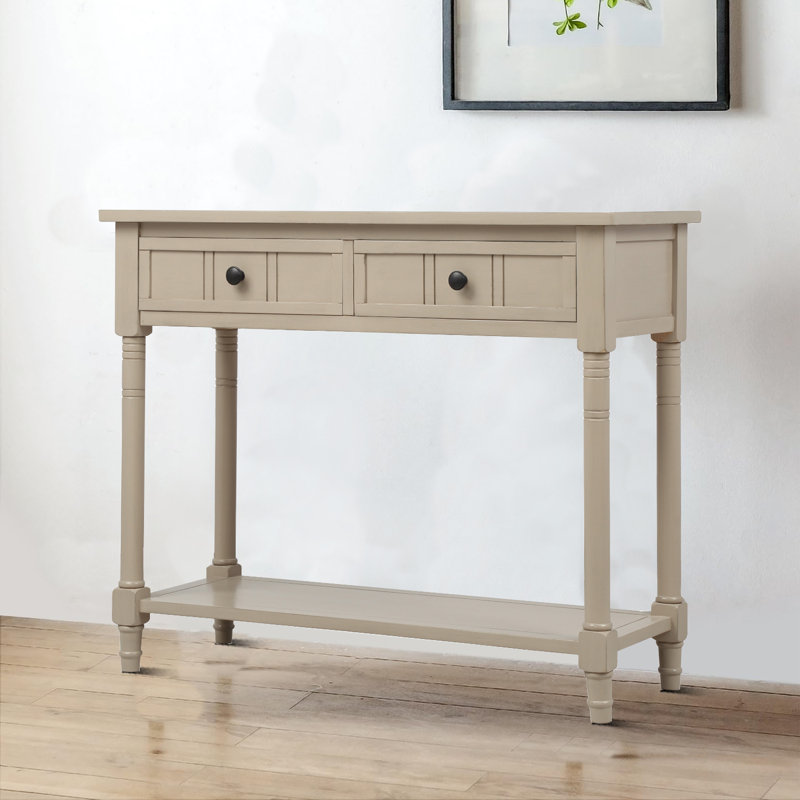 Ayumi 35.43'' Solid Wood Sideboard, Beige