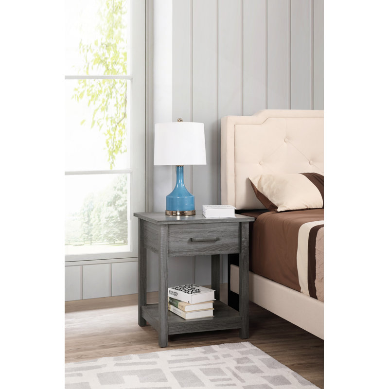 Table de chevet chic, Gris