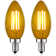 4.5 Watt (40 Watt Equivalent), B11 LED Candle Bulb, Coloured Light Bulb, E12/Candelabra Base