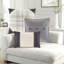 Ensembles de literie gris douillet, chevrons en polyester, style maison de campagne