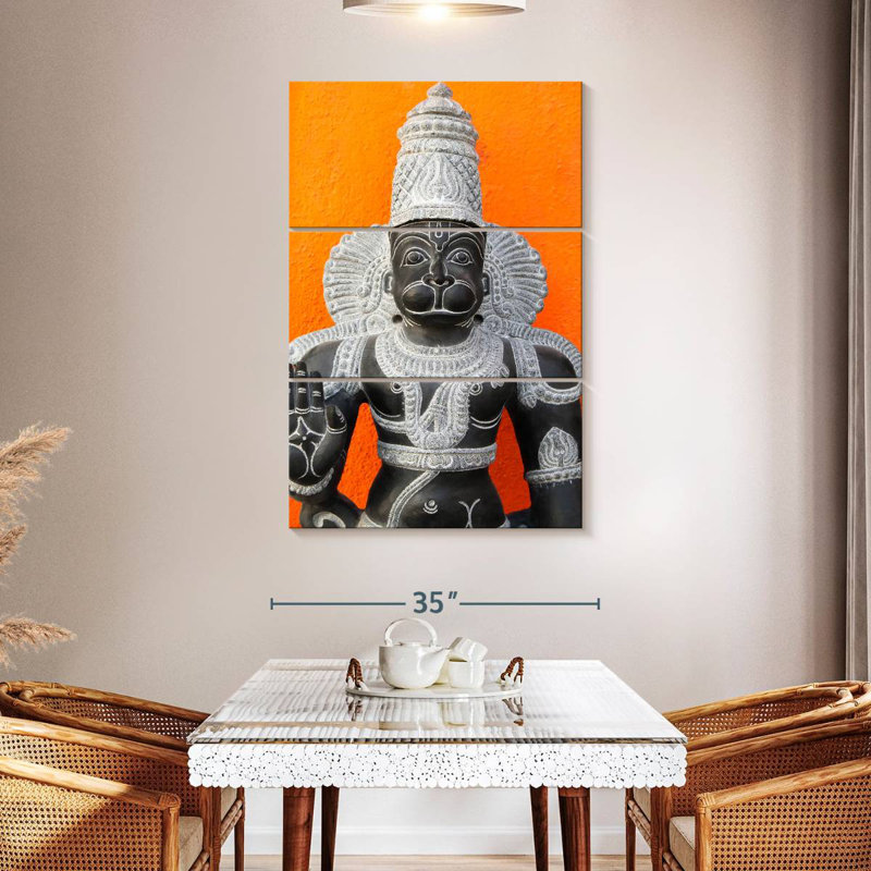 Adella, dieu indou Hanuman, H 50 po x l 32 po