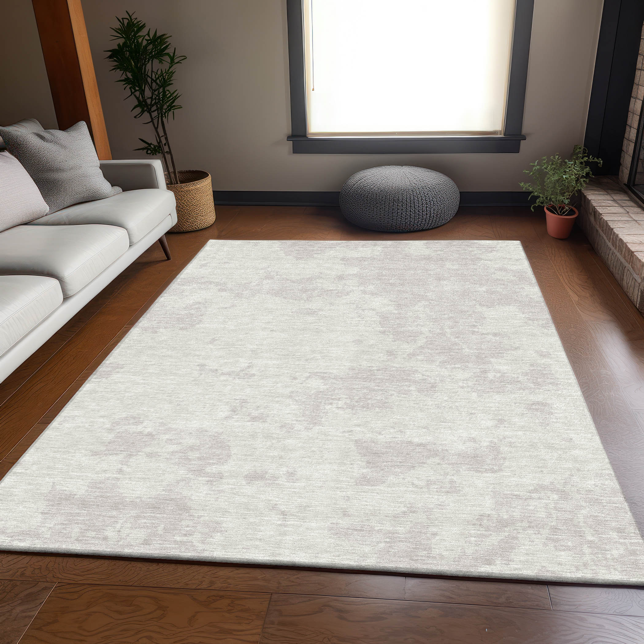 Bungalow Rose Premium Machine Washable Prisco Ivory Rug - Wayfair Canada