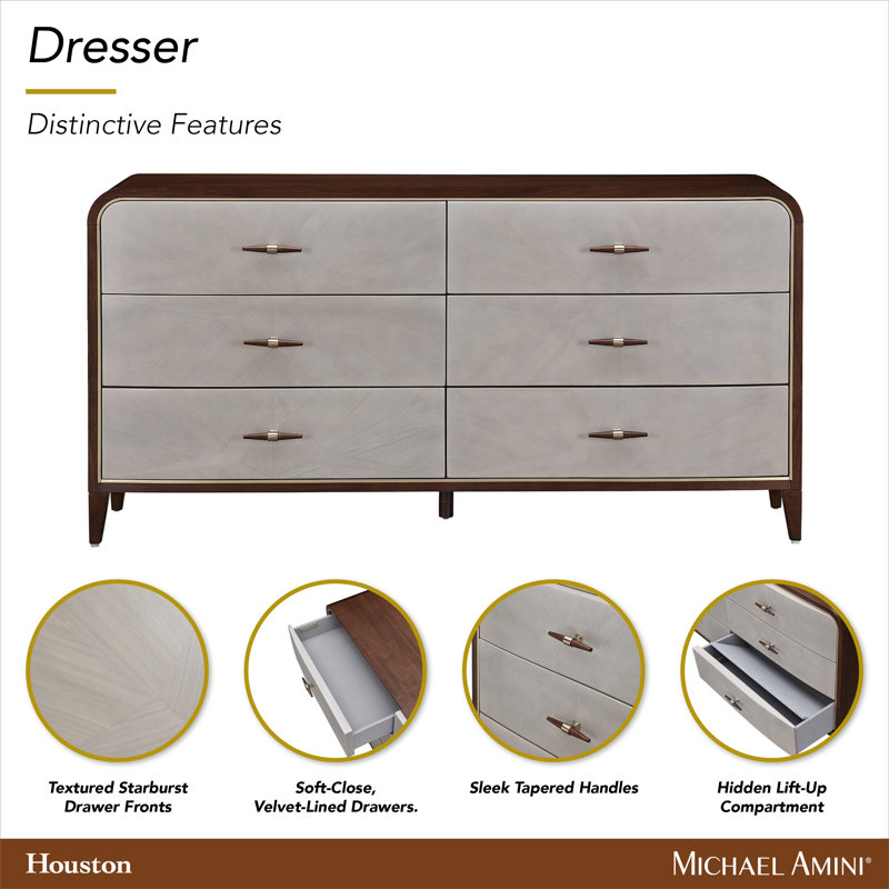 Houston Dresser - Walnut