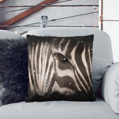 Animal Print Square Cushion