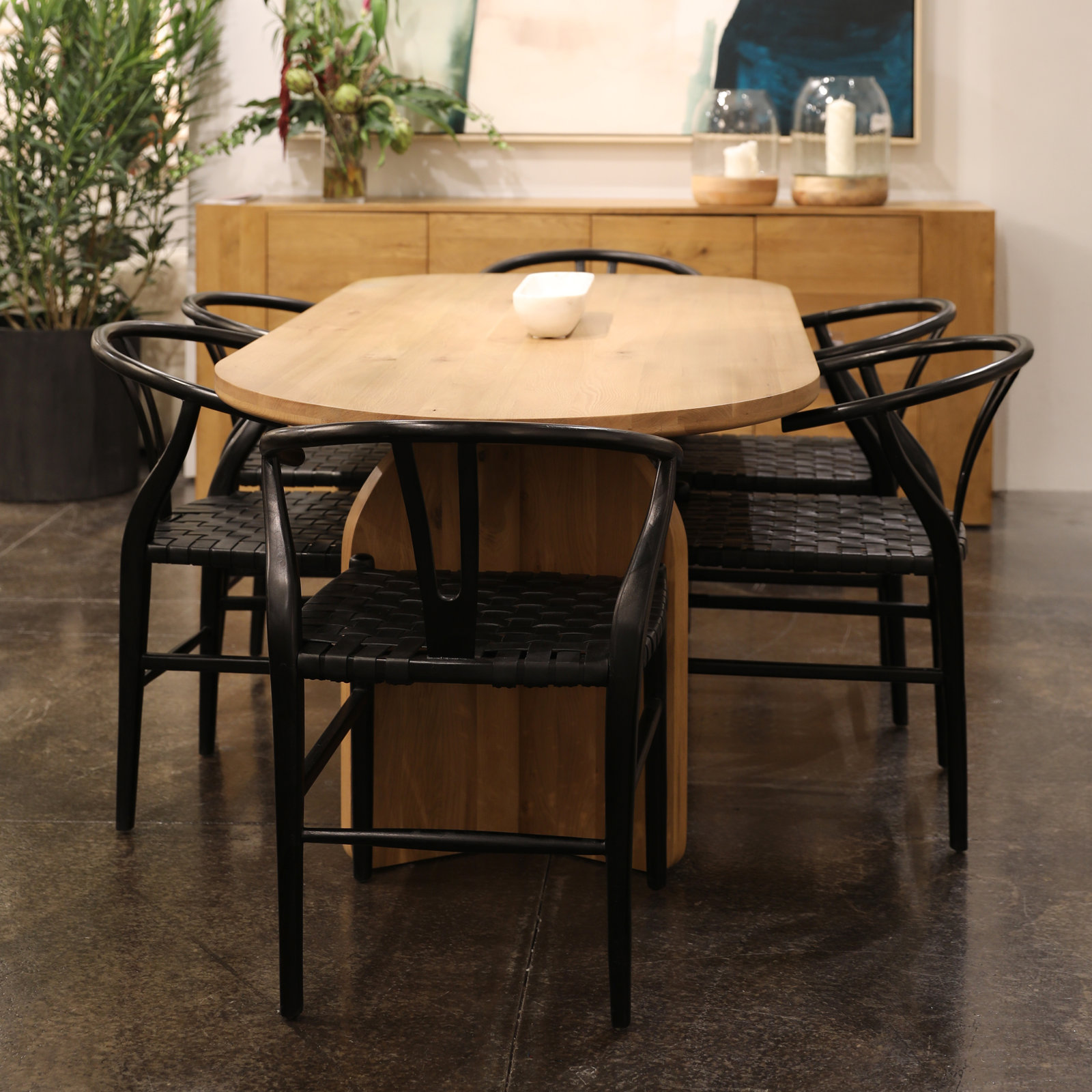 Fabien Teak Armchair, Black