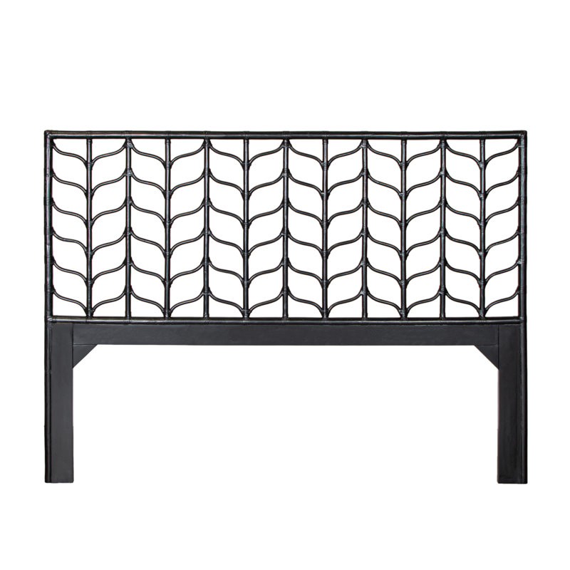 Ivy Open-Frame Headboard, Black, King