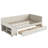 Twin Size L-Shaped Upholstered Platform Bed With Storage And Drawers-1387678031