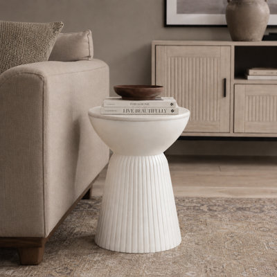Cheridwen Marble Top End Table