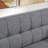 55.5" Wide Modern Linen Upholstered Soft Sofa Bed With Accent Pillow-1154223774