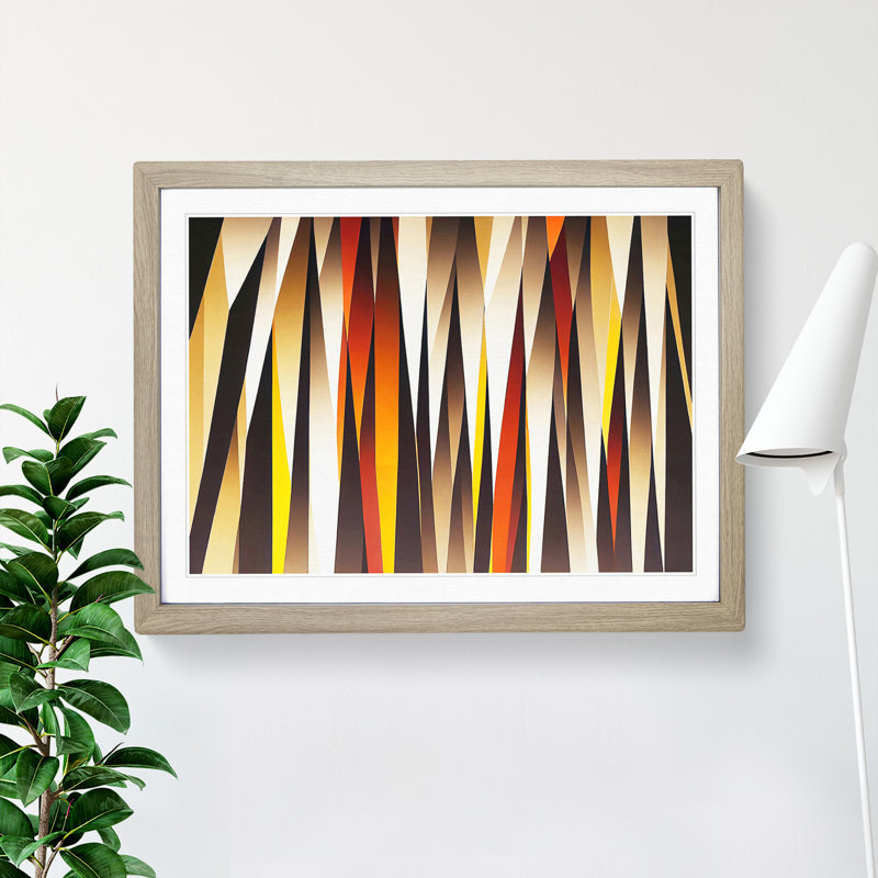 Forest - Framed Print, 25cm H x 34cm W, Oak Framed