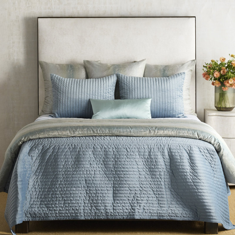 Anguilla Square Pillow Cover & Insert, Aqua