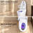 Elongated Smart Tankless Toilet with Bidet, Auto Flush, Heated Seat, Warm Wash/Dryer, Adjustable Water Temp, Foot Kick Operation, Night Light, Remote Control,3-Year Warranty