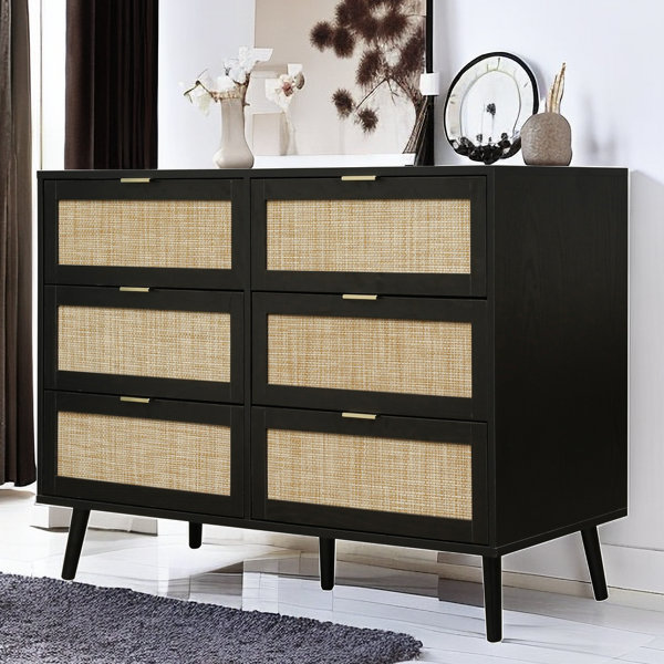 Bay Isle Home Sunol 6 - Drawer Dresser & Reviews | Wayfair