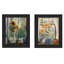 «Flowers», ensemble de 2 peintures encadrées