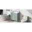Ensemble de meuble-lavabo avec lavabo 30 po, armoire de salle de bain avec tiroirs, cadre solide et panneau de fibres à densité moyenne (ancien numéro de référence: N725S999222F)-115898895