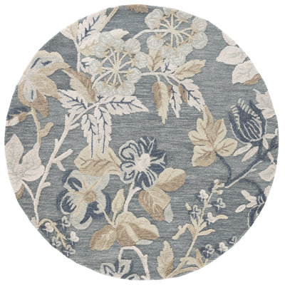 Jardin Hand Tufted Wool;Cotton Floral Indoor Rug