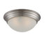 Plafonnier encastré bol simple à 2 lumières en nickel satiné-1922380621-1922380622