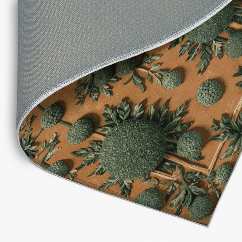 Tapis d'intérieur et d'extérieur brun Nature, Rectangulaire 2 pi x 3 pi