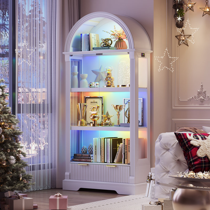 Display Cabinet, White