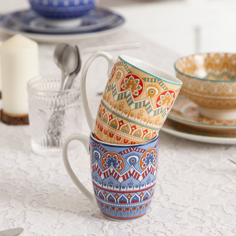 Wayfair for - China Service & 4 Porcelain Dinnerware | Mandala Reviews Set Rose Bungalow