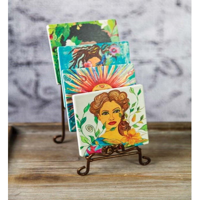  Ensemble de 32 sous-verres Fierce Women Print