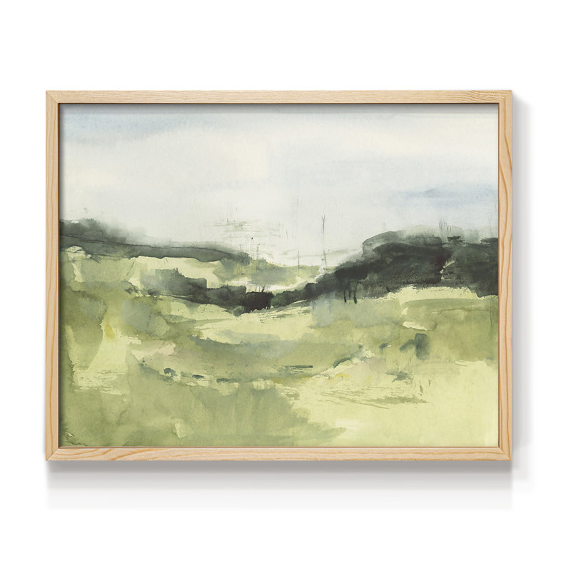 Hill Scramble I - Reproduction encadrée - Restickable, Naturel, H 22 po x l 28 po