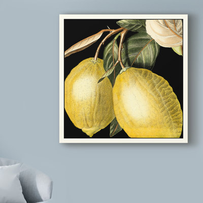 « spectaculaire citron », reproduction d’impression sur toile tendue