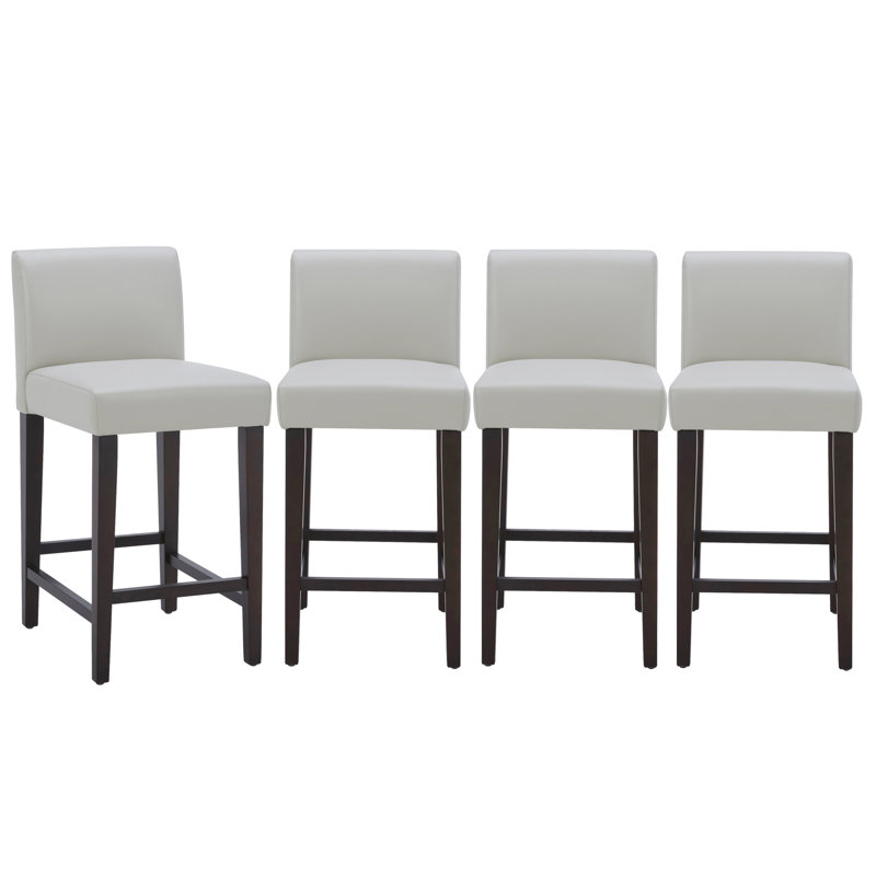 Tabouret de comptoir 26 po Breidyn, Gris clair