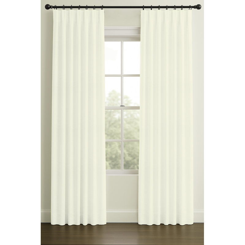 Matelas en coton à doublure occultante à plis inversés, Crème, L 50 po x L 84 po