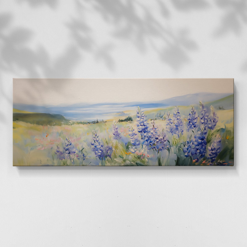 Botanical Series-CCL XXXII - Toile tendue avec châssis - Prêt à être accroché, H 12 po x l 30 po